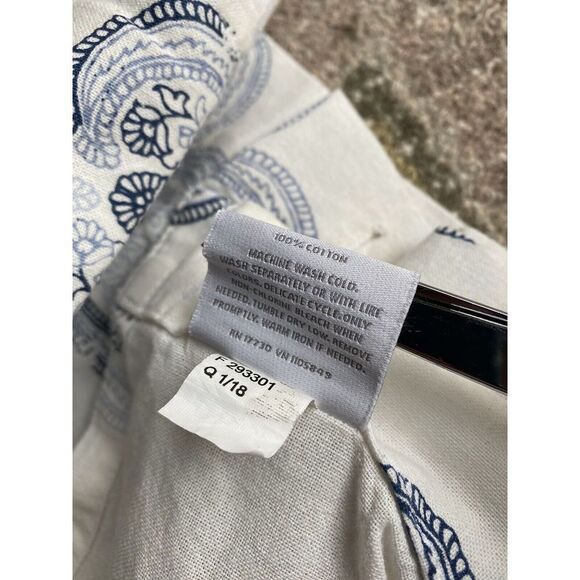 Threshold Paisley Flower Design Shower Curtain - Picture 5 of 6